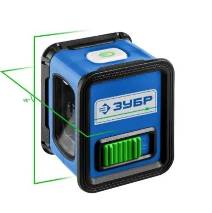 Фото №0 Уровень лазерный зеленый КРЕСТ-15 Зубр 34900