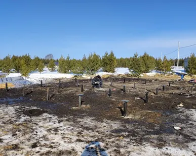 фото Свайно-винтовой фундамент