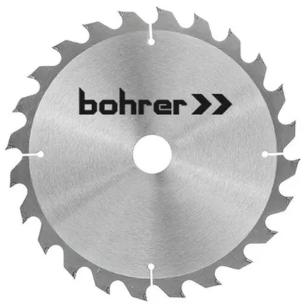 Фото №0 Диск пильный по дереву для болгарки 125*24*22,2*16 Bohrer (быстрый рез)