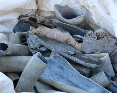 фото Приём свинцовой оболочки кабеля в городе Северодвинске