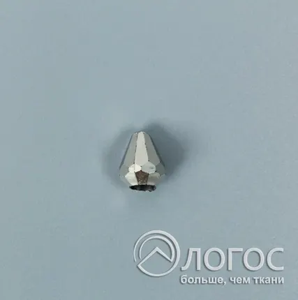 Фото №0 Наконечник пласт. 10*8мм, никель