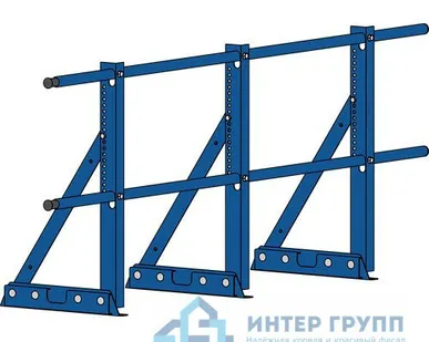 фото Ограждение ECONOM d-25 (круг) H-600/3,0м фальц ТУ