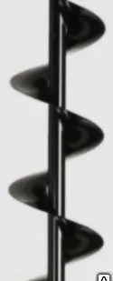 фото Шнек почвенный 4" * 36" (100мм*914мм) CHAMPION 99944900170