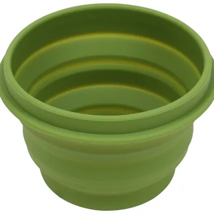 Фото №0 Миска силиконовая с крышкой оливковая 500 мл. Track