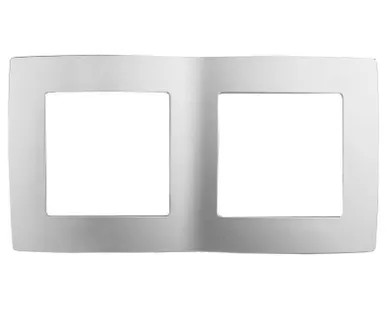 фото Рамка 2-м 12-5002-03 алюм. ЭРА Б0014753