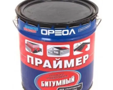 фото Праймер битумно-каучуковый Ореол-1 глубокого проникновения 20 л