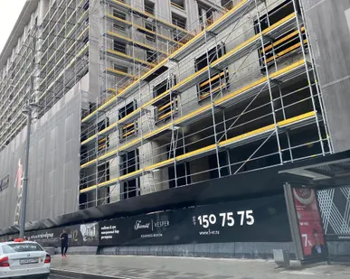 фото Аренда строительных фасадных лесов 6х10х1м с настилом