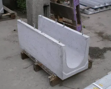 фото Лоток водоотводный бетонный DN 200 H 205 1000×335×205 Е600