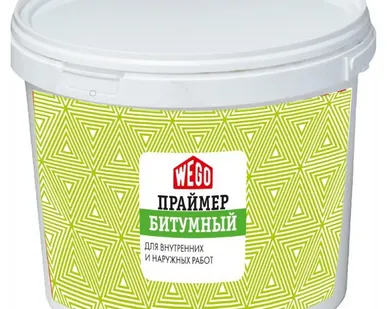фото Праймер битумный универсальный 2.5 кг (пластиковое ведро) WEGO