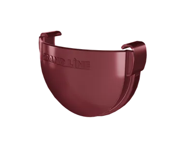 фото Заглушка желоба Дизайн 135 ПВХ Grand Line бордо (RAL 3005)