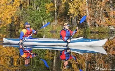 фото Байдарка "Вуокса" каркасно-надувная (2-х и 3-х местная), парус как опция