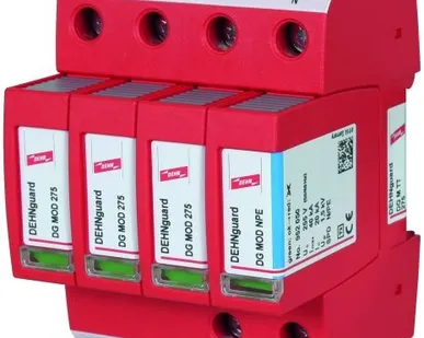 фото 952310 УЗИП класса II DEHNguard M DG M TT 275 для трехфазных систем TT