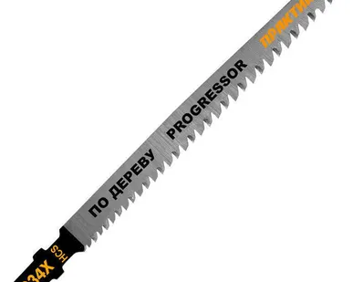 фото Пилки для лобзика по дереву для прямых пропилов Практика T234X 3-30 мм