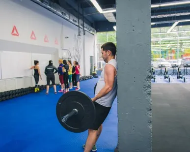 фото Полы для спортзала, фитнес зала УНИПОЛ - Спорт (шагрень)