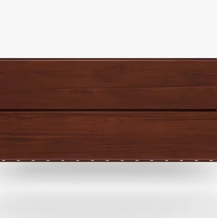 Фото №0 Сайдинг Металлический сайдинг «Евробрус» покрытие античный дуб Россия, 0.45-0.5 мм