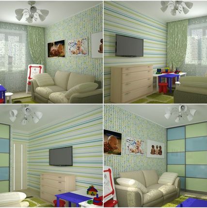 Фото №0 Дизайн интерьера гостиной, спальни, детской