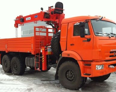 фото КАМАЗ 43118 с КМУ Kanglim KS 1256 G-2 TOP