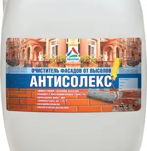 фото Антисолекс - средство для очистки фасадов от высолов, водная пропитка для очистки кирпича и бетона, 20 кг.