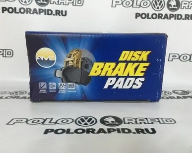 фото Колодки тормозные передние Polo/ Rapid- 16 AMD