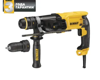 фото Перфоратор горизонтальный DeWalt D25314K / 800 Вт, 3 Дж, SDS Plus