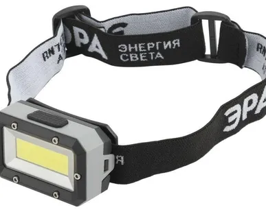 фото Фонарь налобный светодиодный GB-708 "Шторм" на батарейках 3 режима 5Вт СОВ 3хААА ЭРА Б0052750