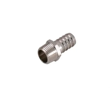 фото Штуцер д/присоед.шланга нар.резьба латунь, НИКЕЛЬ MI 1/2" * 20MM(N)