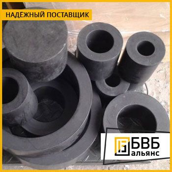 Фото №1 Фторопласт втулка черная 430х360 Ф4К20