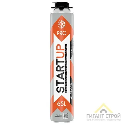 Фото №0 Пена монтажная ПРО MARCON STARTUP 65 Всесезонная 1000мл