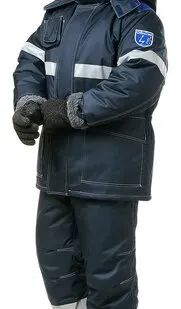 фото Костюм зимний «ОйлСтат-2» для защиты от нефти и нефтепродуктов, пониженных температур, воздействия статического электричества, механических воздействий: истирания и ОПЗ