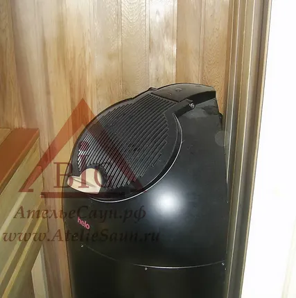 Фото №2 Печь-термос для сауны Helo Saunatonttu 8 (с пультом, угловая, арт. 002706)