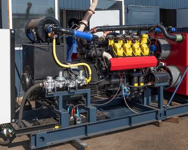 фото Газовый генератор 200 кВт, АГП-200, АГ-200, ЭГП-200, ГПУ-200, ГПЭС-200, ГЭС-200, АП-200 (когенерационная установка KG-200 Мини-ТЭЦ)