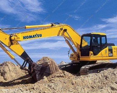 фото Аренда гусеничного экскаватора Komatsu PC200-7, Омск