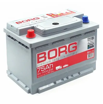Фото №0 Аккумулятор BORG Premium 75 Ач п.п.