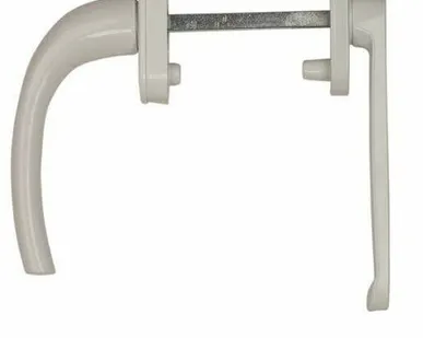 фото Гарнитур нажимной балконный Internika 30мм, с низкой ручкой, белый