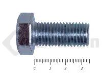 Фото №0 Болт полная резьба, цинк DIN933 16х 35 пр 8,8 (25кг/299)