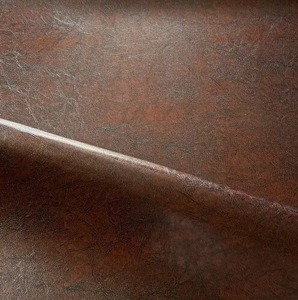 Фото №0 Искусственная кожа Моляро коричневый