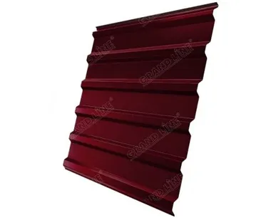 фото Профнастил С20R 0,45 Drap RAL 3005 красное вино