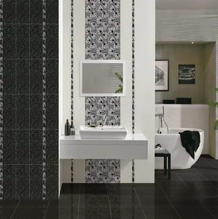 Фото №0 Керамическая плитка коллекции "Black &amp; White",20х44см. 1с