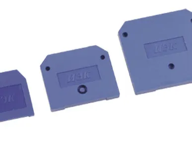 фото Заглушка для зажима на DIN-рейку 35-50А синий