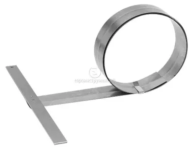 фото Линейка с упорной планкой из нержавеющей стали, 405x8 см