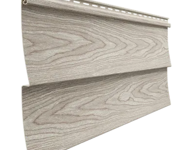 фото Сайдинг Docke Ёлочка D5C Орех Деке LUX под дерево