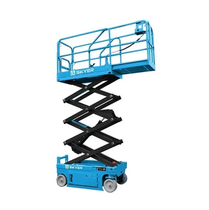 Фото №0 Самоходный ножничный подъемник SKYER PL0524 с выдвижной платформой (узкая база)