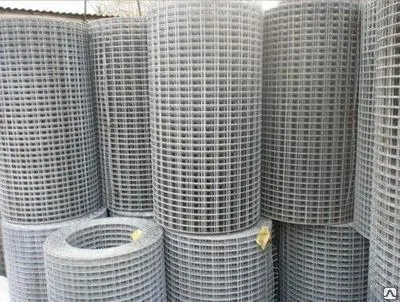 Фото №0 Сетка с ячейкой 80х100 мм, проволка диам 3 Цинк