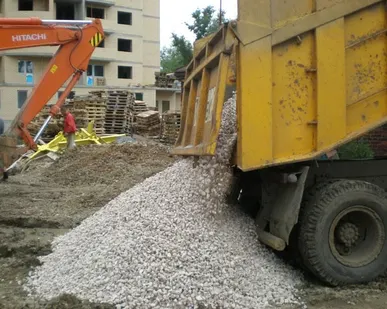 фото Щебень известковый (известняковый)