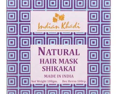 фото Натуральная маска для волос (hair mask) Шикакай Indian Khadi | Индиан Кади 100г