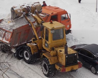 фото Вывозим снег Камаз 10м3