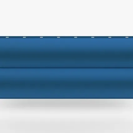 Фото №0 Сайдинг Металлический сайдинг «Бревно» Premium, 0.5 мм RAL 5015, Небесно-синий