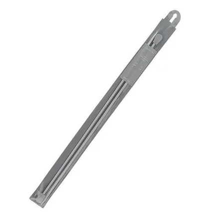 Фото №0 940220/940202 Спицы прямые алюминиевые с покрытием 35см, 2,0мм Hobby&Pro