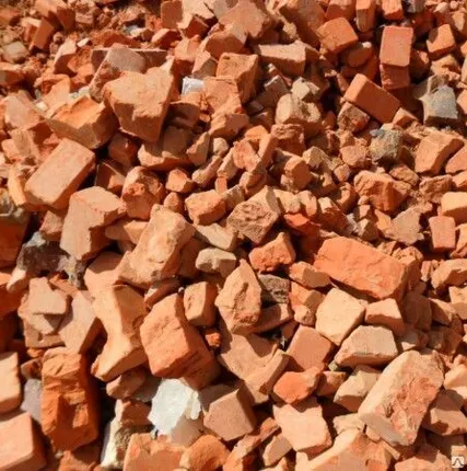 Фото №0 Битый красный кирпич