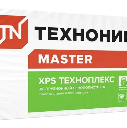 Фото №0 Экструзионный пенополистирол "Техноплекс" 1200x600x20 мм